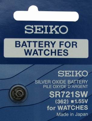 Battery - Seiko SR721SW