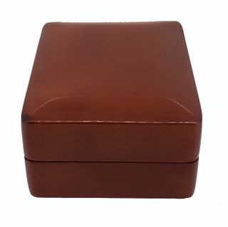 Wooden Box - Pendant - Brown/Cream