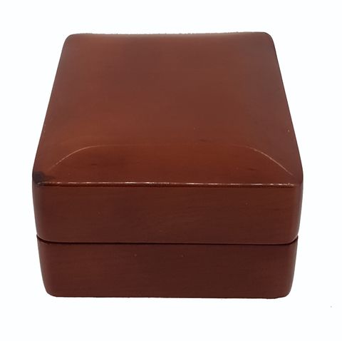 Wooden Box - Pendant - Brown/Cream