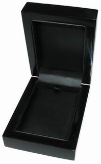 Wooden Box - Pendant - Black/Black