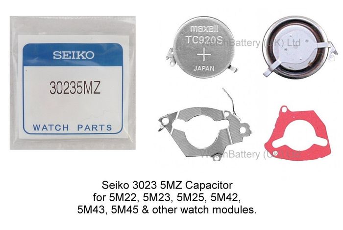 SEIKO CAPACITOR 30235MZ replced by 30235MY | Australian Jewellers Supplies