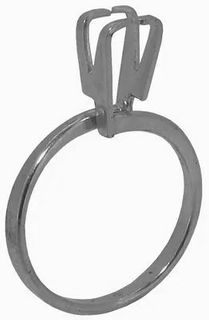 Stone Display Ring Holder Chrome