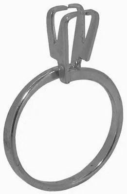 Stone Display Ring Holder Chrome