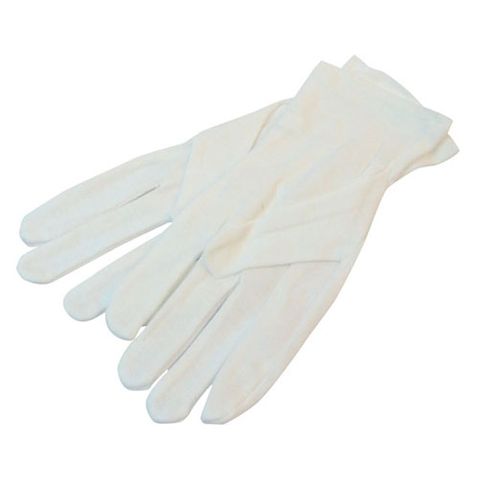 Jewellery Gloves Polyester - White (Pkt 10)