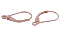 Continental Earclips - Plain 9ct Rose Gold