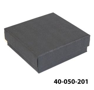 Cardboard Earring Box - Gunmetal