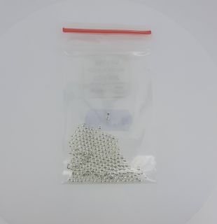 Crimp Beads - Small silver plated - pkt 200