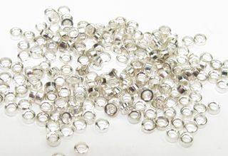 Crimp Tubes - Small 24K Gold Plated - Pkt 100