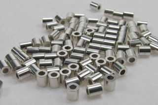 Crimp Tubes - Medium 925 Sterling Silver - Pkt 100