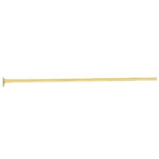Headed Pins &ndash; Flat top 9ct yellow gold 0.5 x 32mm