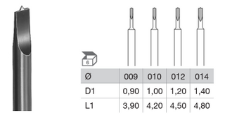 Busch 417 Pearl Drilling Bur 0.9mm