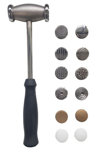 Texturing Hammer with 12 Interchangeable Heads