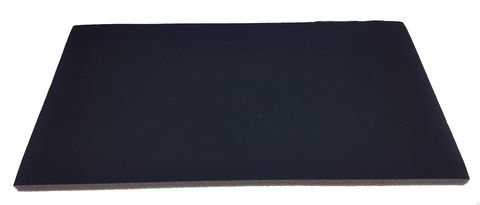 Plain Flocked Foam Sheet Black 801