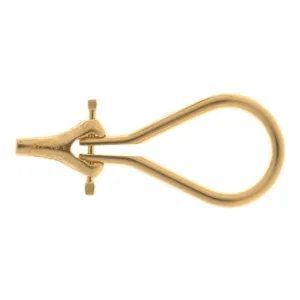 18ct Yellow Earring Keyholes