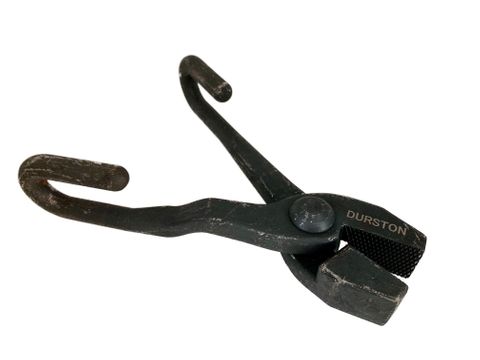 Durston DrawBench Tongs  8 1/2" (Both Arms Curled)
