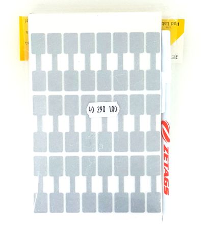 ZETAGS Silver HP10S Handwrite with Pen - Pkt/1000