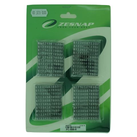 Price Cubes 5mm Black with Silver 480pce