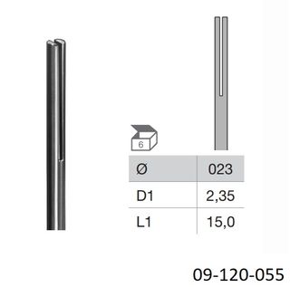 Emery Split Mandrel - Busch Parallel 2.5mm