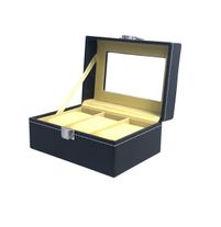 WATCH BOX LEATHER 3 WATCH