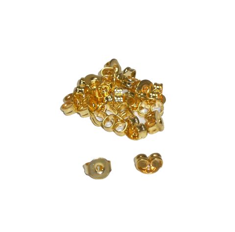 Butterflies - Brass gold plated medium (20 pairs)