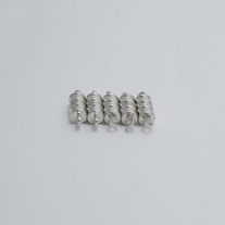 Magnetic clasp - Silver plated 6x10mm (10 pack)