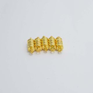 Magnetic clasp - Gold plated 6x10mm (10 pack)