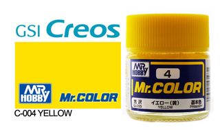 Solvent Based Acrylic Paint 10ml - Gloss Yellow