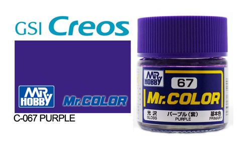 Solvent Based Acrylic Paint 10ml - Gloss Purple
