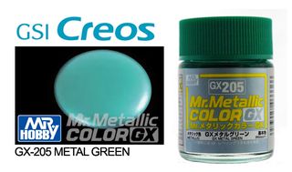 Mr Metallic Color Paint GX 18ml &ndash; Metal Green