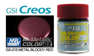 Mr Metallic Color Paint GX 18ml - Metal Bloody Red