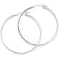 Silver Plated Hoop Wire earring