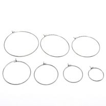 Stainless Steel Hoop Wire Earring