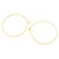 Gold Plated Hoop Wire earring