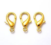 Cartier clasp-fixed ring gold plated 12mm (20pack)