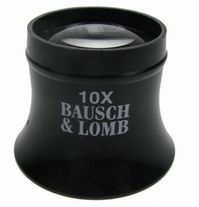 BAUSCH & LOMB PLASTIC EYE LOUPES