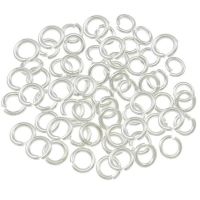 Silver Plated Brass Jump rings