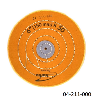 Mop Yellow Muslin 3 Stitched 150mm X 50 Ply