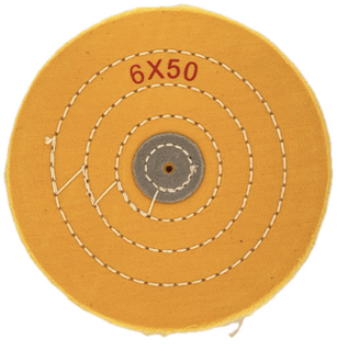 Mop Yellow Cotton Stitched 150mm X 50 Ply