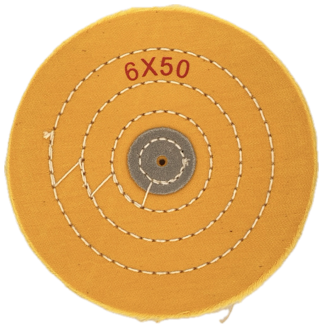 Mop Yellow Cotton Stitched 150mm X 50 Ply