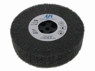 Buff Satin Mesh Flap Wheel - Al/Ox - 180-220 grit