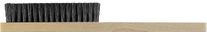 Hand Brush - Wooden with Black Bristles 4 Rows