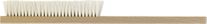 Hand Brush - Wooden 4 Row Goats hair