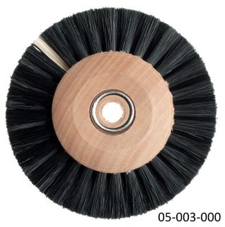 Wood Hub Brush Black Bristle 65mm X 2 Rows
