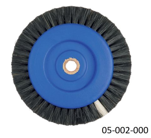 Plastic Blue Hub Brush BlkBristle - 70mm x 2 Rows