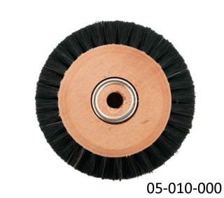 Wood Hub Brush Black Bristle 60mm x 3 Rows