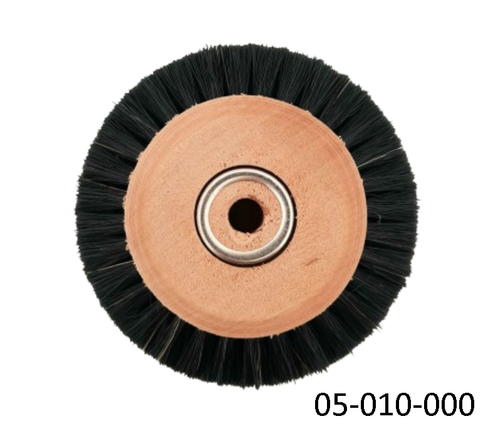 Wood Hub Brush Black Bristle 60mm x 3 Rows