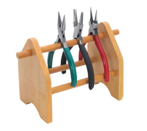 Wooden Upright Plier Rack