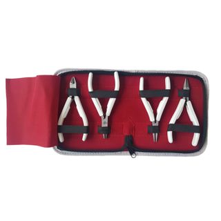 AJS Plier Kit - Precision 120mm 4pce White Handle