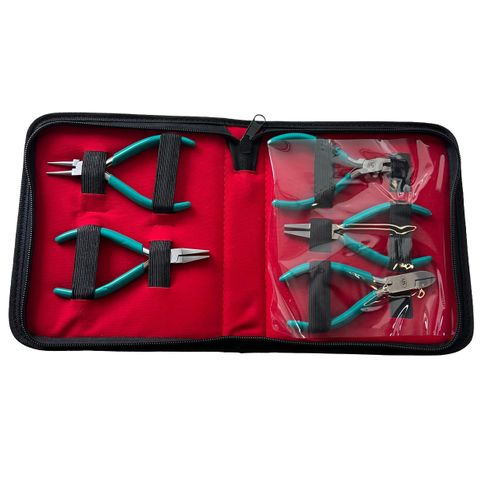 AJS Plier Kit - Standard 130mm 5pce Green Handle
