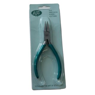 AJS Plier - Standard Flat Nose 130mm Blue Grip